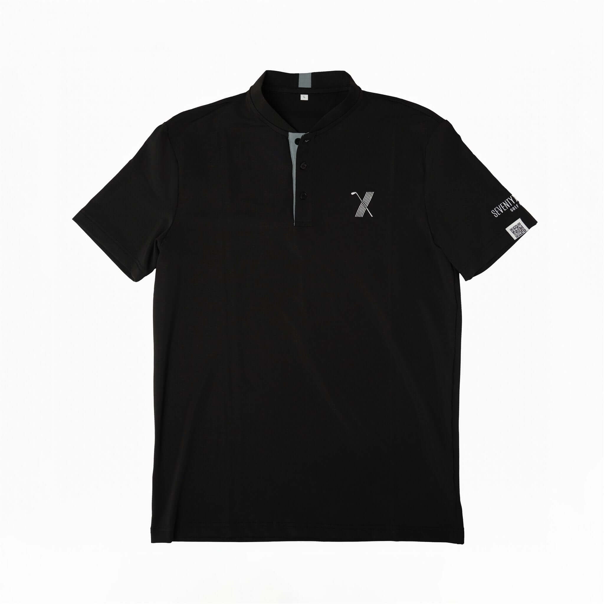 NO GOLF POLO SHIRT 24S/S ブラック　クラブハウス The Disciple Polo – Modern Faith Golf Shirt | 70x7 Golf Co